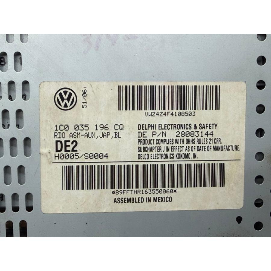 フォルクスワーゲン（Volkswagen） VW ニュービートル (9C) 純正 CD