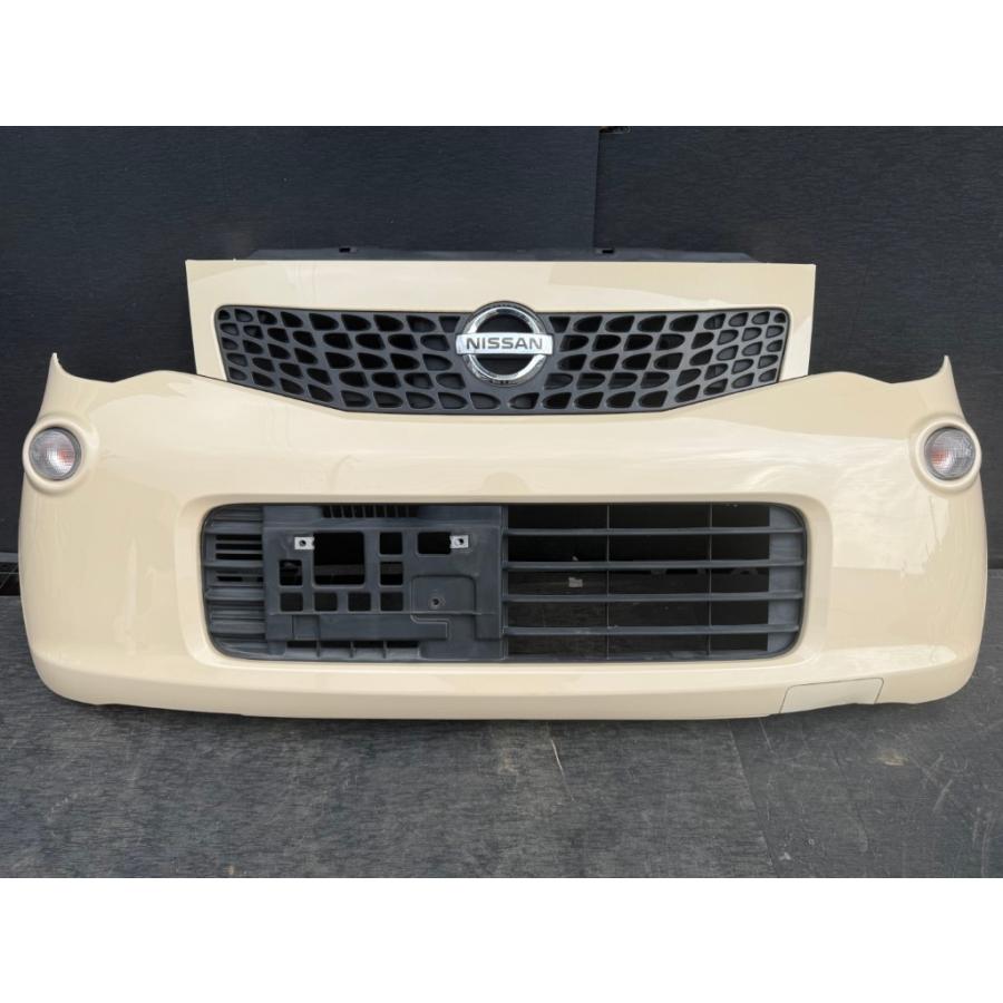 日産（NISSAN） モコ X 前期(MG33S) 純正 フロントバンパー ZGF ミルク