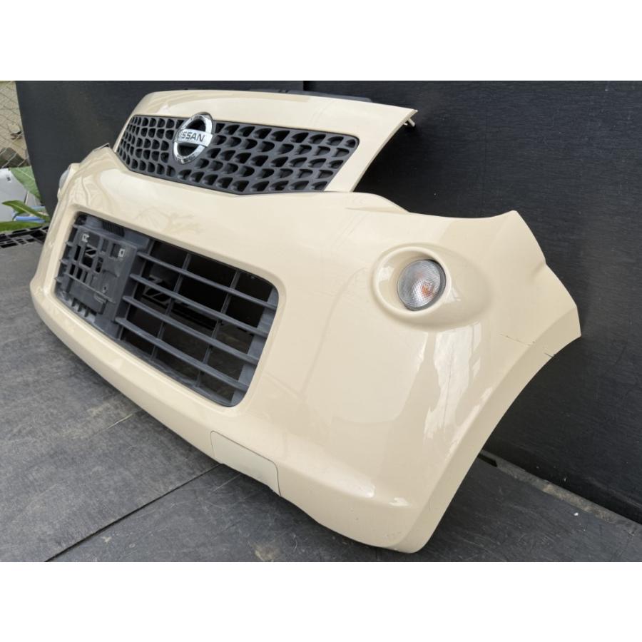 日産（NISSAN） モコ X 前期(MG33S) 純正 フロントバンパー ZGF ミルク