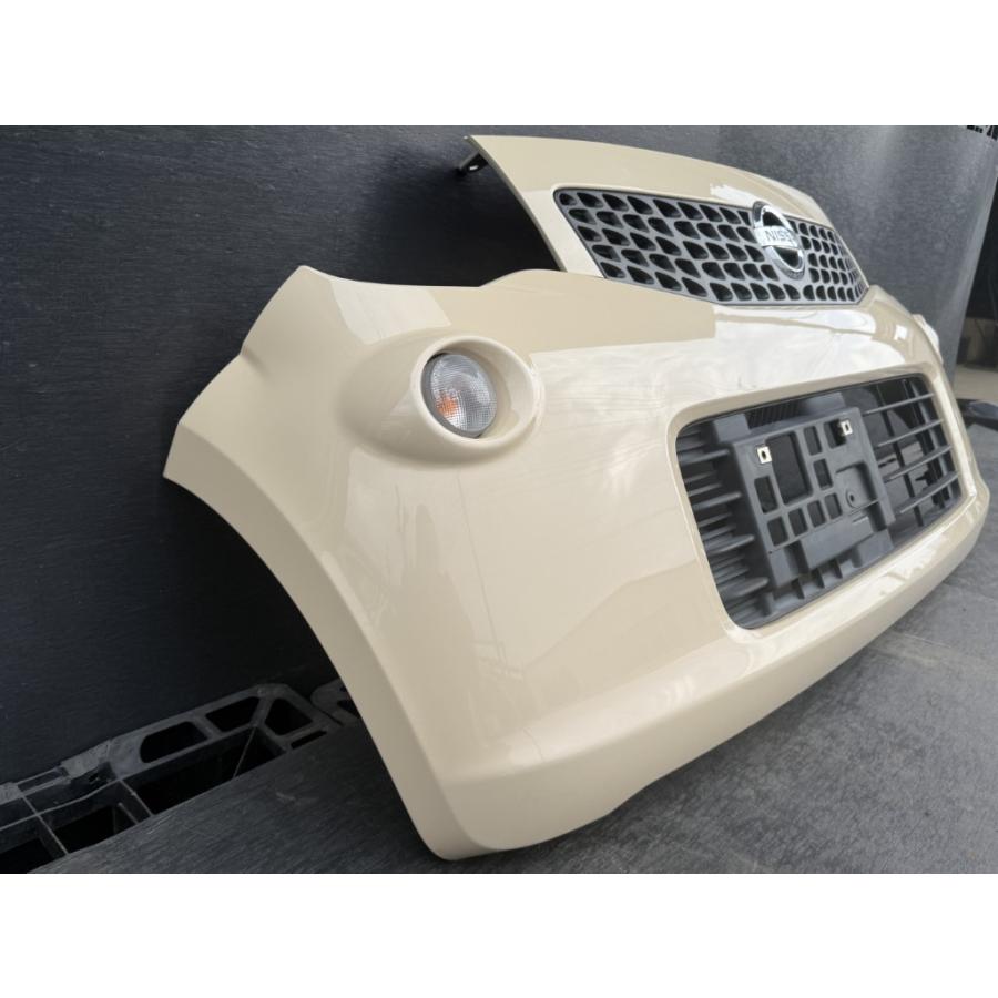 日産（NISSAN） モコ X 前期(MG33S) 純正 フロントバンパー ZGF ミルク