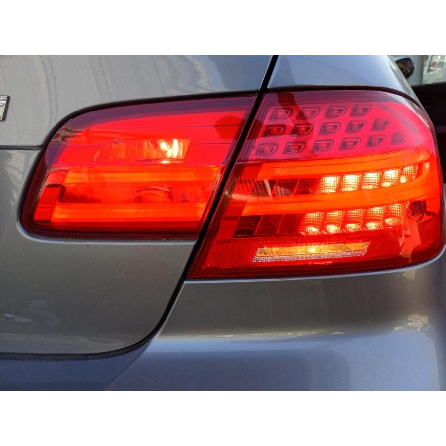 BMW 3シリーズ 320i LCI 右H 後期 (E92 KD20) 純正 テールランプ フィニッシャー付 3点セット テールライト 動作保証 p061847_8