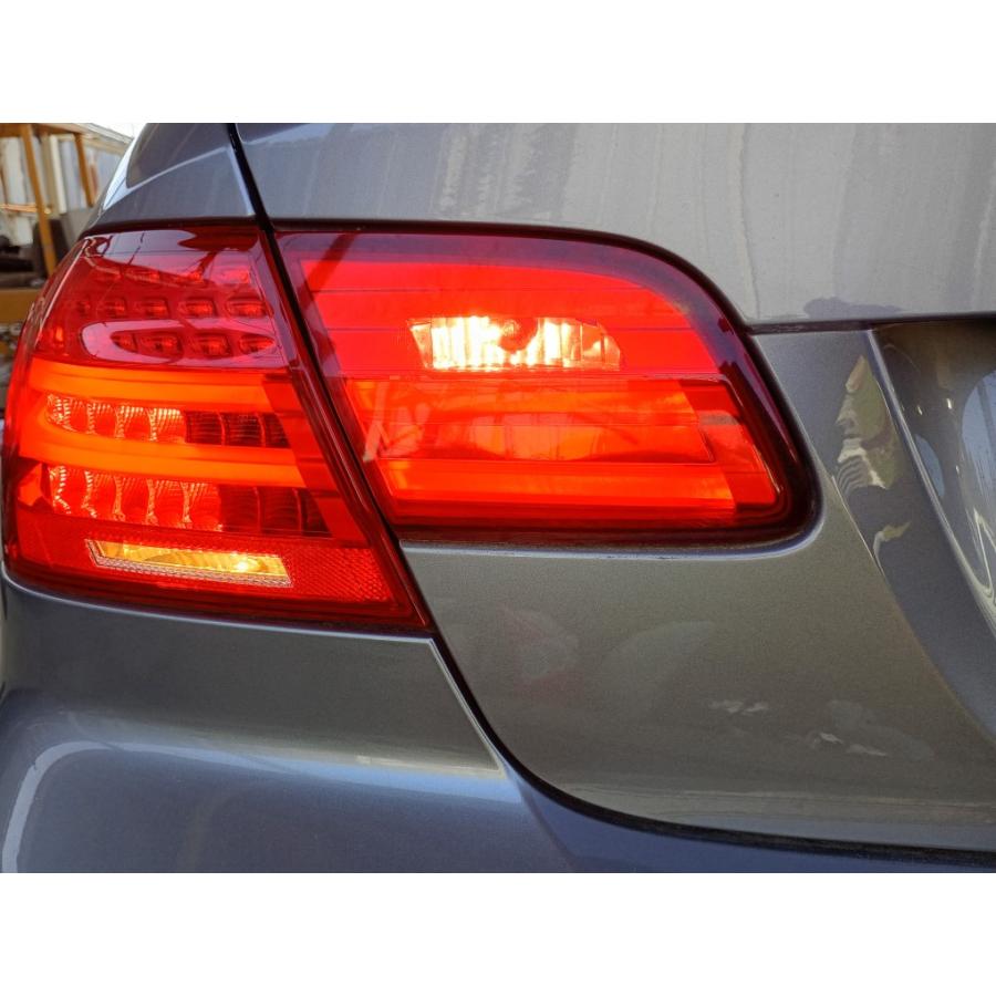 BMW 3シリーズ 320i LCI 右H 後期 (E92 KD20) 純正 テールランプ フィニッシャー付 3点セット テールライト 動作保証 p061847_9