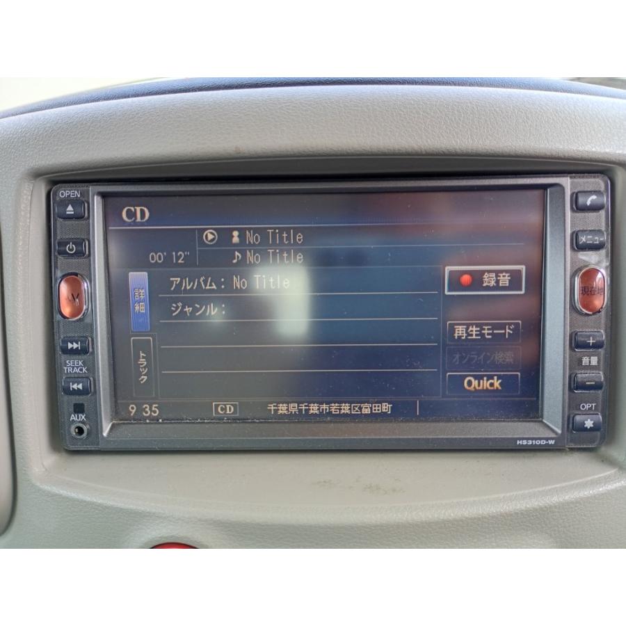 キューブ 日産 15X 前期 (Z12) 純正 ナビユニット HS310D-W 破損無