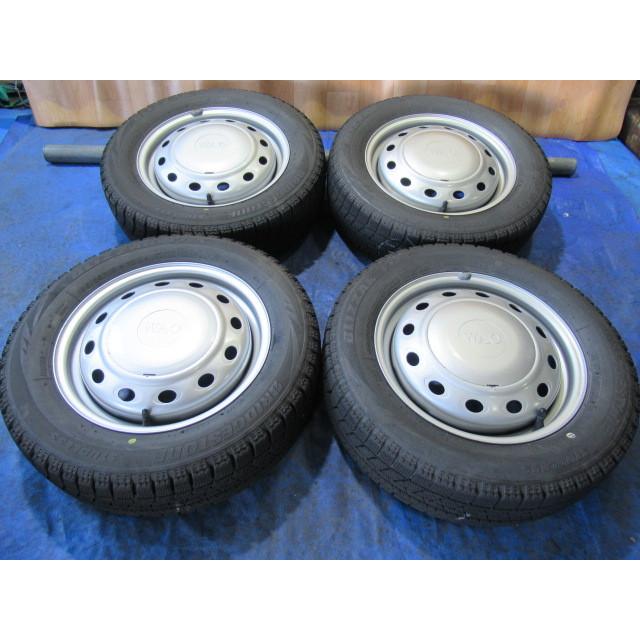 WAO 13-4B 4H/100 110 114.3 ET40 + VRX 155/65R13 中古4本 ライフ