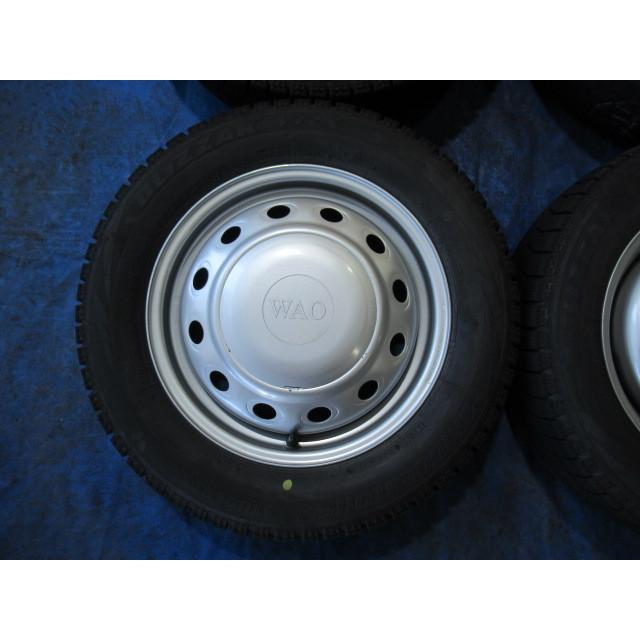 WAO 13-4B 4H/100 110 114.3 ET40 + VRX 155/65R13 中古4本 ライフ