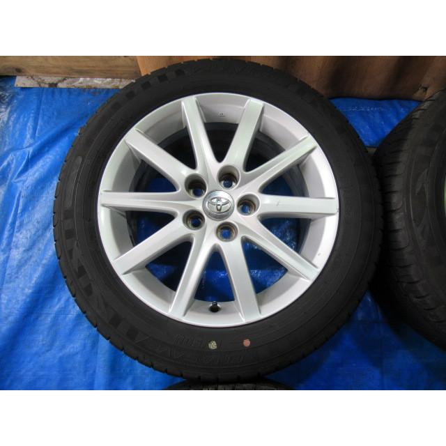トヨタ 17-7.5J 5H/114.3 ET45 + DUNLOP RV504 215/60R17 中古4本