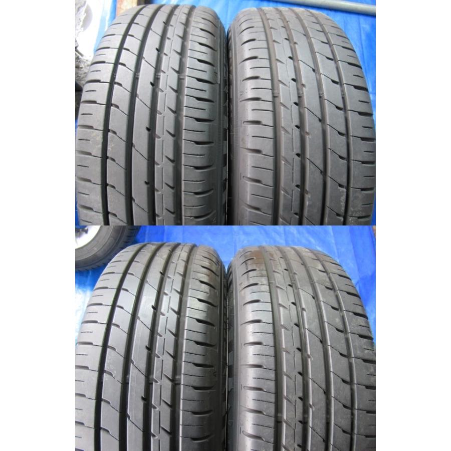 トヨタ 17-7.5J 5H/114.3 ET45 + DUNLOP RV504 215/60R17 中古4本