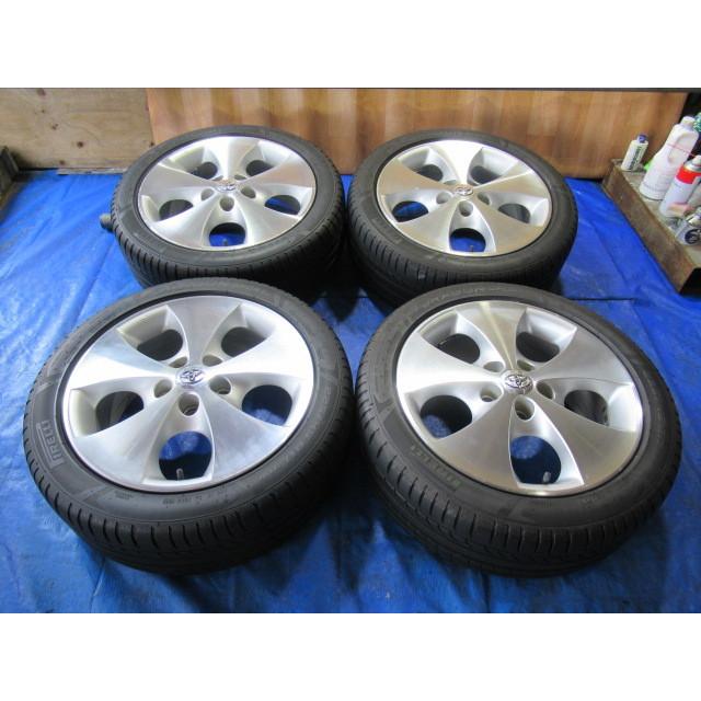 トヨタ純正 17-7J 5H/114.3 ET45 + PIRELLI 225/45R17 2019年中古4本 
