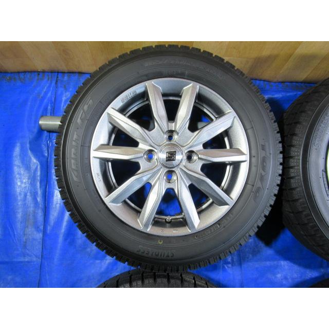 激安即決！SEIN 14-5J 4H/100 ET42 + 冬タイヤ TOYO 165/70R14 2019年 