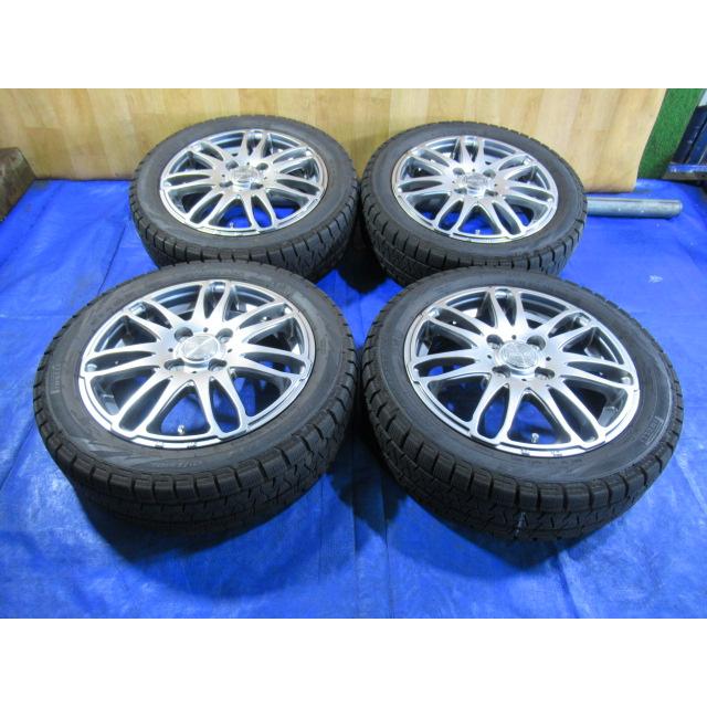 SG・E 14-4.5J 4H/100 ET44 + 冬タイヤ 165/55R14 2021年製！ek