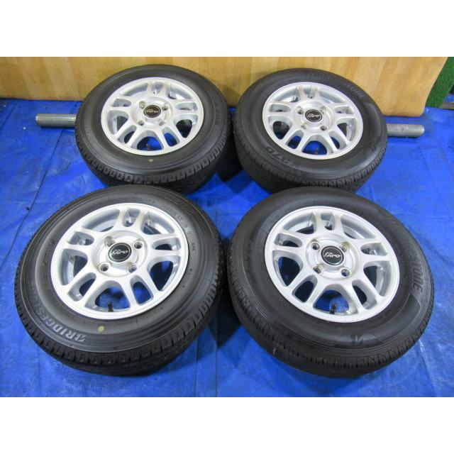 GIRO 12-4.5J 4H/100 ET43 +BRIDGESTONE 145/80R12 145R12 LT 6PR