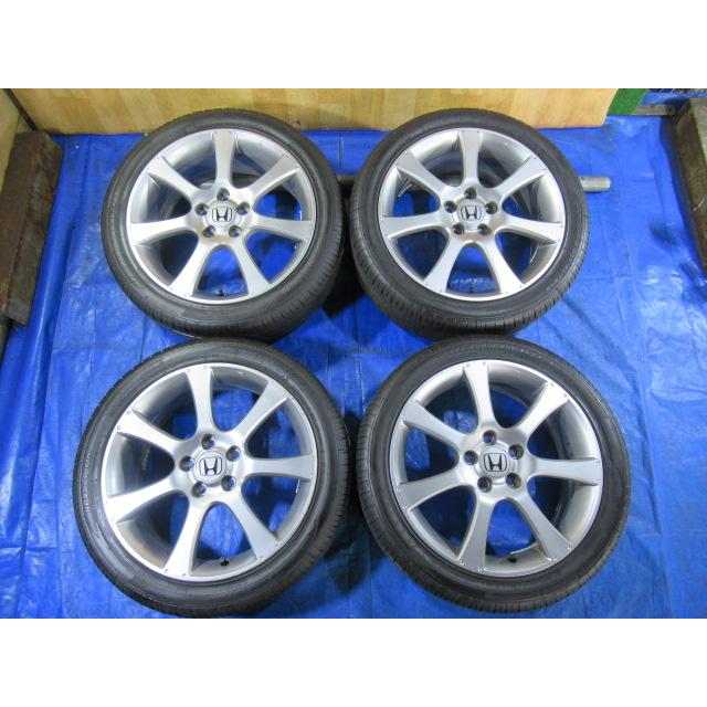 ホンダ純正 18-7J 5H/114.3 ET55 + ZEETEX 225/45R18 2022年製！中古4