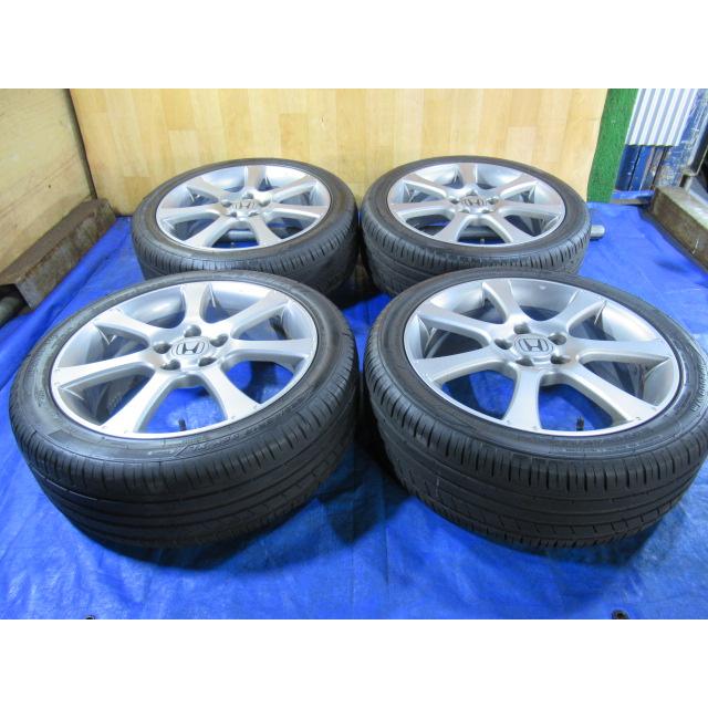 ホンダ純正 18-7J 5H/114.3 ET55 + ZEETEX 225/45R18 2022年製！中古4