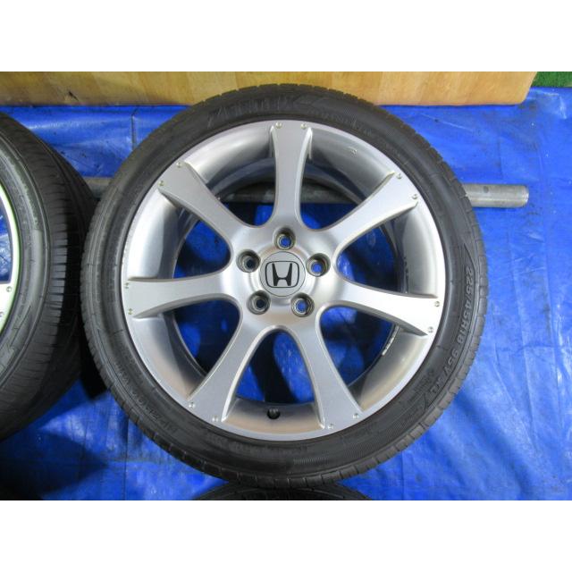 ホンダ純正 18-7J 5H/114.3 ET55 + ZEETEX 225/45R18 2022年製！中古4