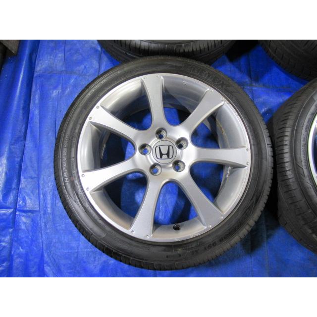 ホンダ純正 18-7J 5H/114.3 ET55 + ZEETEX 225/45R18 2022年製！中古4