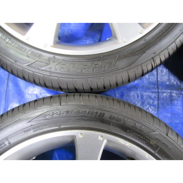 ホンダ純正 18-7J 5H/114.3 ET55 + ZEETEX 225/45R18 2022年製！中古4