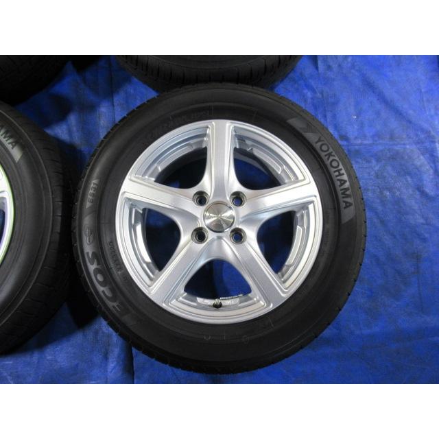 激安即決！美品 MANARAY 14-5.5J 4H/100 ET48 + YOKOHAMA 175/65R14 
