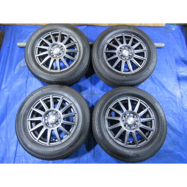 美品 weds 14-5.5J 4H/100 ET48 +BRIDGESTONE 185/65R14 2021年製