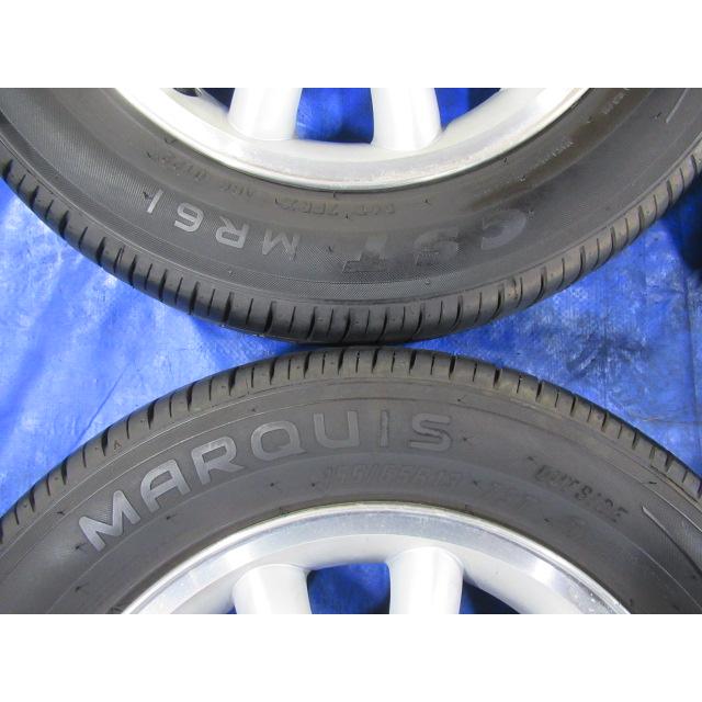 スズキ ラパン純正 13-4B 4H/100 ET45 + MARQUIS 155/65R13 中古4本