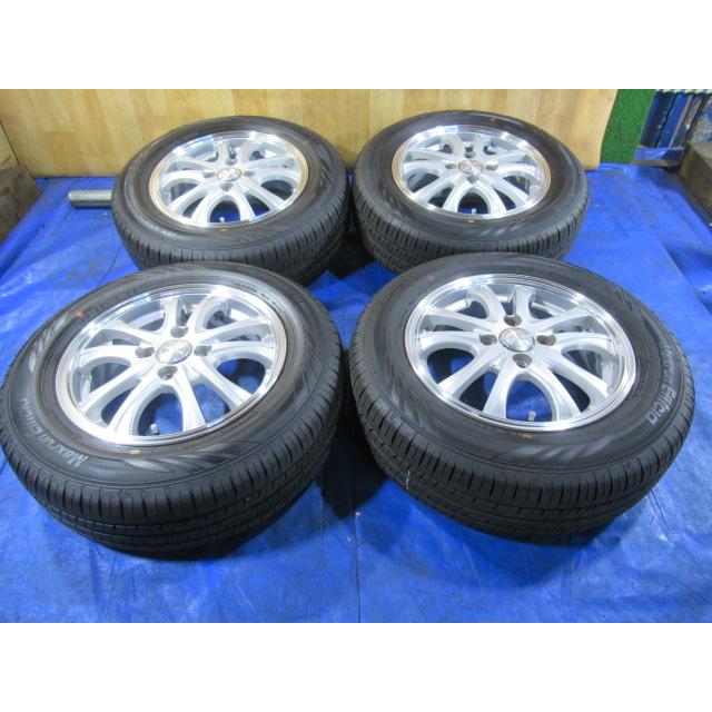 美品 weds 14-5.5J 4H/100 ET50 + maxrun 185/65R14 2022年製！中古4 