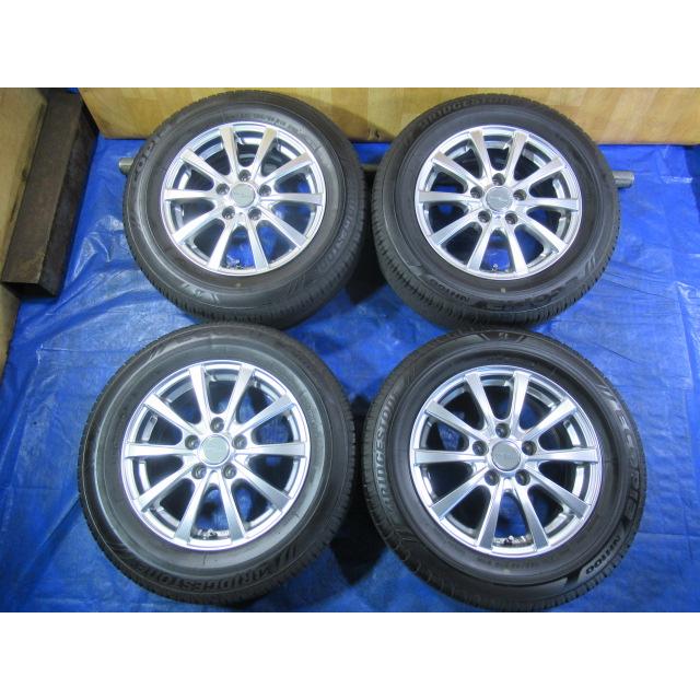 RACINGFORCE 15-6J 5H/114.3 ET43 + BRIDGESTONE 195/65R15 2021年製