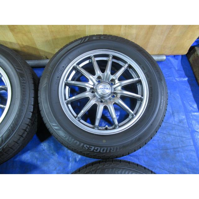MONZA 16-6.5J 5H/114.3 ET53 + BRIDGESTONE 215/60R16 2021年製！中古 