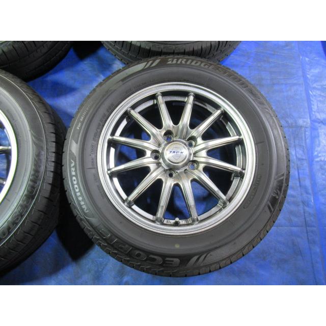 MONZA 16-6.5J 5H/114.3 ET53 + BRIDGESTONE 215/60R16 2021年製！中古 