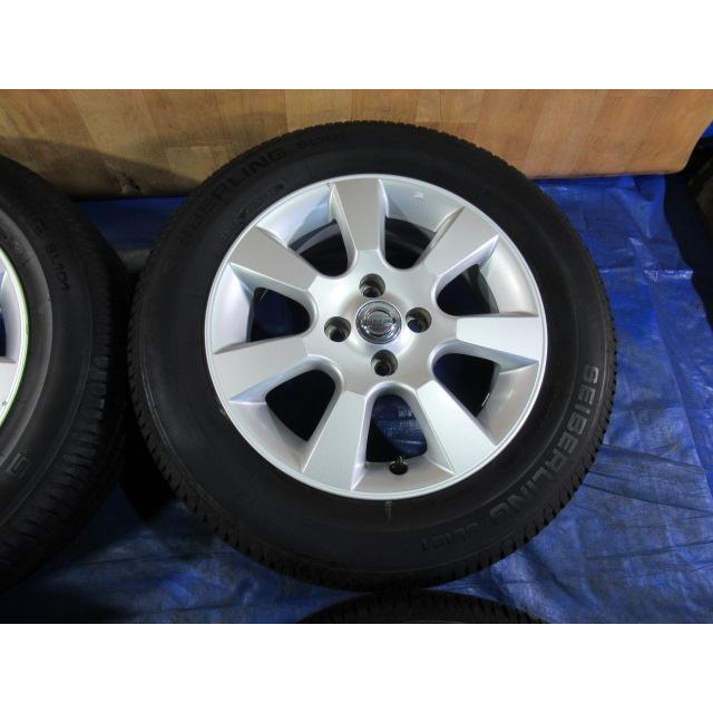 激安即決 ! 日産純正ホイール 15-5.5J 4H/100 ET40 + BRIDGESTONE 185