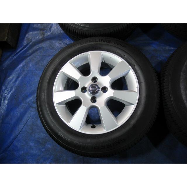 激安即決 ! 日産純正ホイール 15-5.5J 4H/100 ET40 + BRIDGESTONE 185