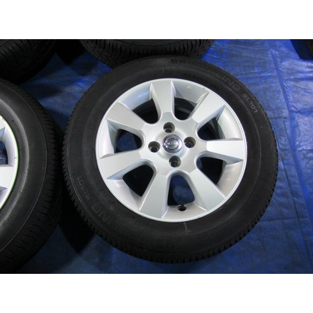 激安即決 ! 日産純正ホイール 15-5.5J 4H/100 ET40 + BRIDGESTONE 185