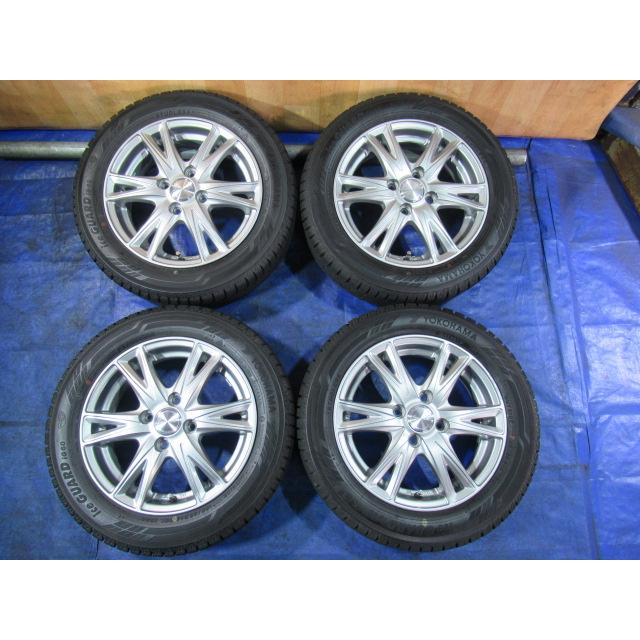 激安即決！ Exceeder 14-4.5J 4H/100 ET43 + スタッドレス 155/65R14 