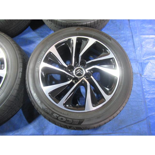 シトロエン純正 17-7.5J 4H/108 ET29 + YOKOHAMA 215/55R17 2020年製