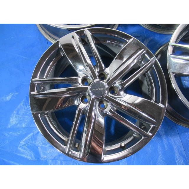 歪みチェック済み！日産純正 AUTECH 18-7.5J 5H/114.3 ET55 中古4本 