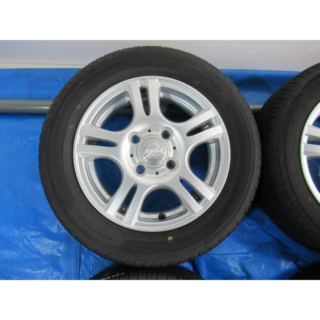 weds JOKER 13-4B 4H/100 ET42 + YOKOHAMA 155/65R13 2022年製！中古4