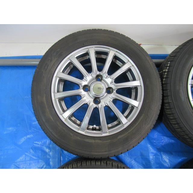 SIBILLA 14-5.5J 4H/100 ET42 ＋ TOYO SD-7 175/65R14 中古4本！bB
