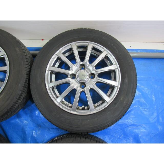 SIBILLA 14-5.5J 4H/100 ET42 ＋ TOYO SD-7 175/65R14 中古4本！bB