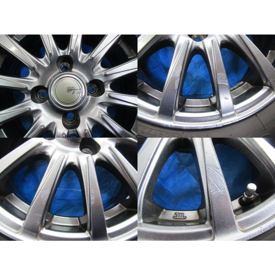 SIBILLA 14-5.5J 4H/100 ET42 ＋ TOYO SD-7 175/65R14 中古4本！bB