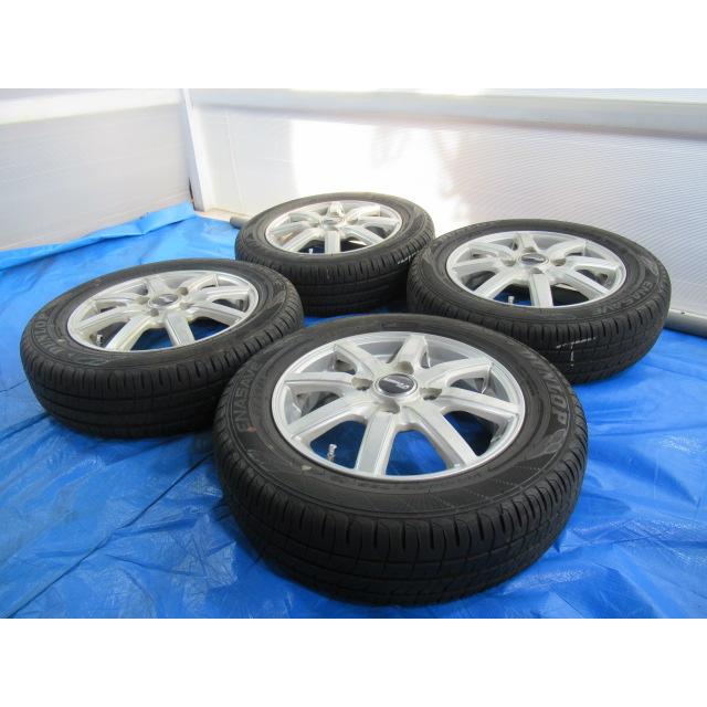 SIBILLA 13-4B 4H/100 ET45 + DUNLOP 155/65R13 2023年製！中古4本 