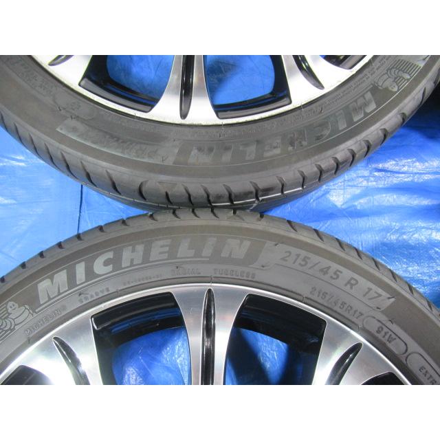 IMPUL Aura 17-6.5J 4H/100 ET40 + MICHELIN PRIMACY4 215/45R17 中古4 