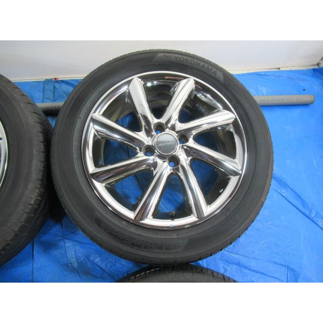 日産純正 AUTECH RAYS製 16-6J 4H/100 ET42 + YOKOHAMA 195/55R16 中古