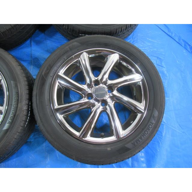日産純正 AUTECH RAYS製 16-6J 4H/100 ET42 + YOKOHAMA 195/55R16 中古