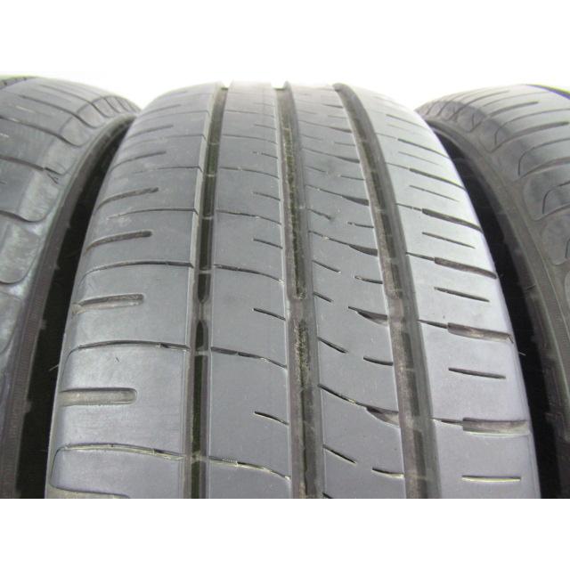 【２０２４年製・バリ溝】ＤＵＮＬＯＰ・１４インチ　№４９４ エア漏点検済！極上バリ溝9分山！DUNLOP ENASAVE EC204 205/55R16 91V