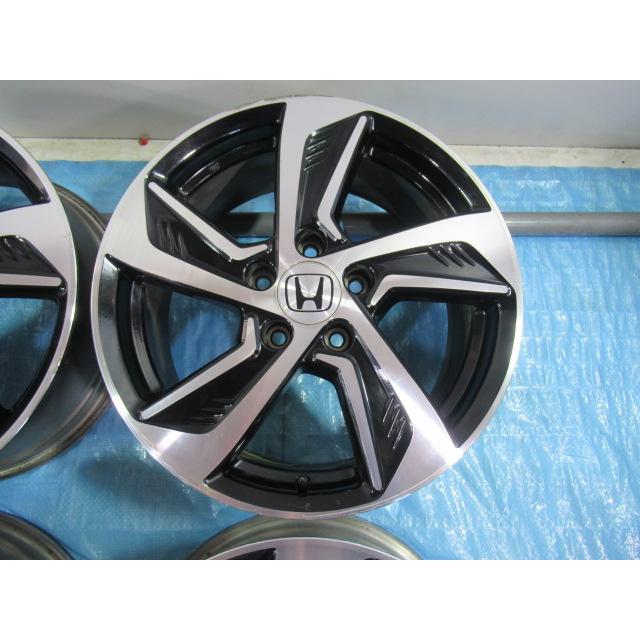 歪みチェック済 ホンダ純正 17-7J 114.3 5H +55 中古4本！ヴェゼル