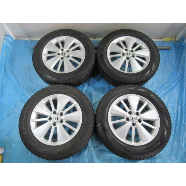 ホンダ純正 17-6.5J 5H/114.3 ET55 +冬タイヤ PIRELLI 225/60R17 中古4