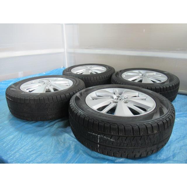 ホンダ純正 17-6.5J 5H/114.3 ET55 +冬タイヤ PIRELLI 225/60R17 中古4