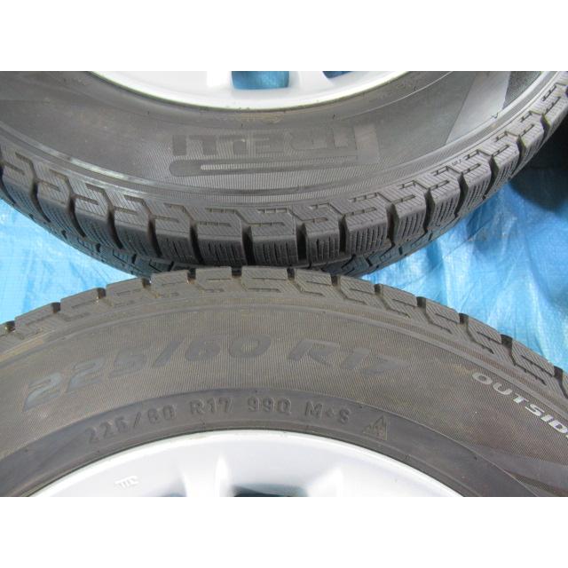 ホンダ純正 17-6.5J 5H/114.3 ET55 +冬タイヤ PIRELLI 225/60R17 中古4