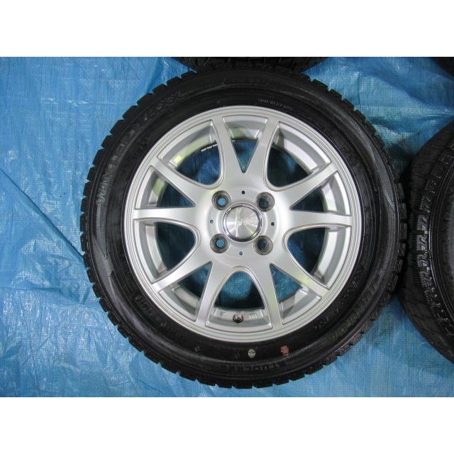 Fang 14-4.5J 4H/100 ET45 + 冬タイヤ DUNLOP 155/65R14 タント