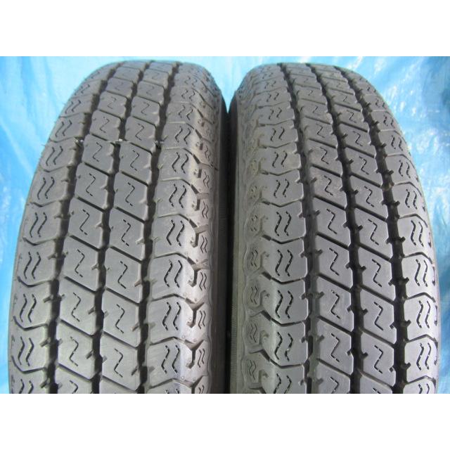 鉄ホイール ダイハツ純正 12-4B 4H/100 ET40 + YK 145/80R12 80/78 NLT