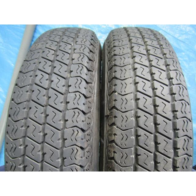 鉄ホイール ダイハツ純正 12-4B 4H/100 ET40 + YK 145/80R12 80/78 NLT