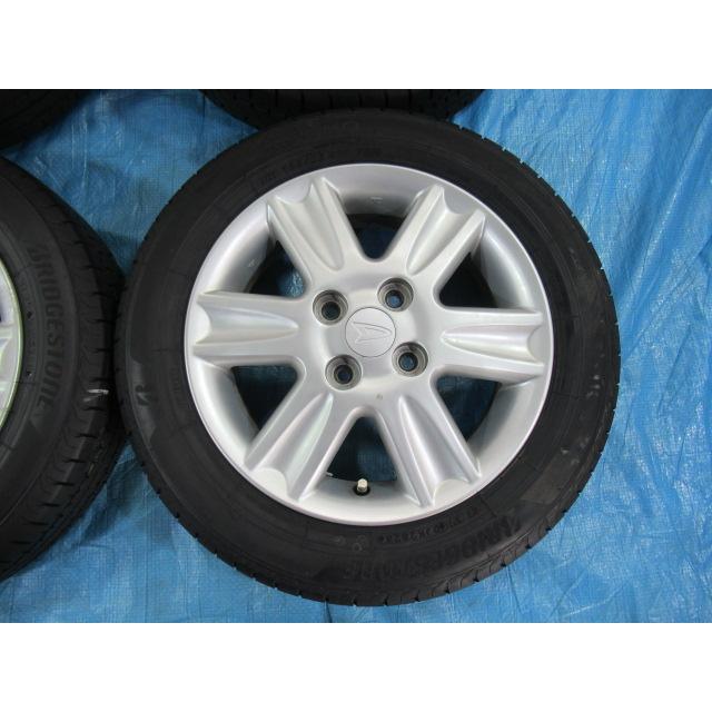 ダイハツ 14-4.5J 4H/100 ET45 + BRIDGESTONE 155/65R14 2024年製 中古